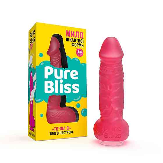 Мило член Pure Bliss 18 см Red Sex Aura Київ