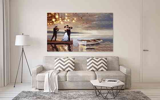 Картина холст в гостиную / спальню   Закохана пара   MLP_148 80х160см Киев