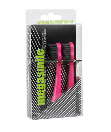 Насадки для звуковой электрощетки Black Whitening II Shocking Pink (розовые) Megasmile 2 шт Винница - изображение 1