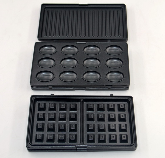 Сендвичница, вафельниця, гриль 4 в 1 Domotec MS 7704 Винница