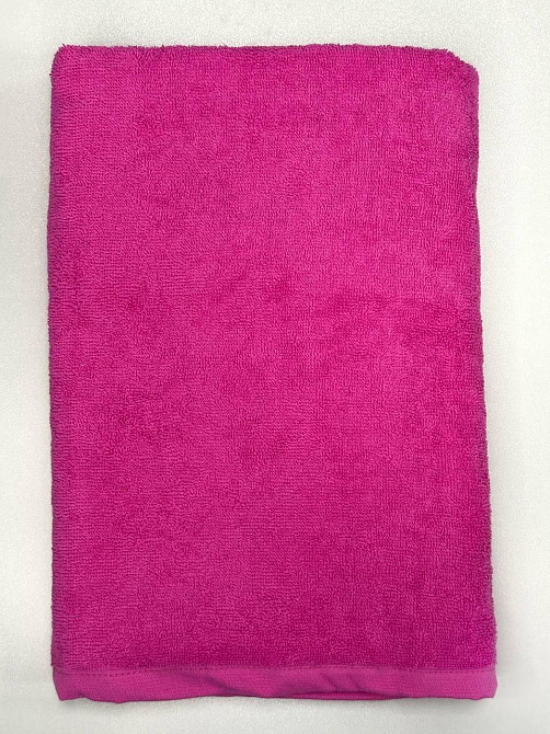 Рушник однотонний Ideal Textile 50х90 см 400 г/м2 рожевий (56860989) Чернівці - фото 4