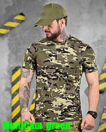 ХЛОПКОВА тактична футболка PATRIOT MultiCam green ДЛ6384 Київ