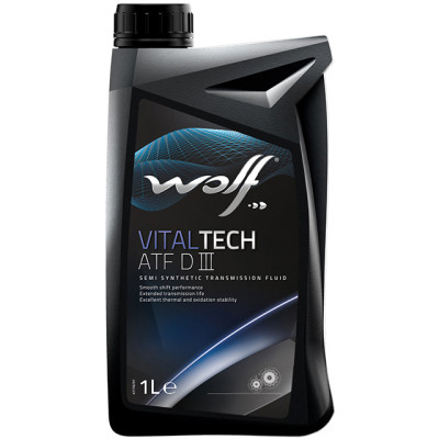 Трансмиссионное масло Wolf VITALTECH ATF DIII 1л (8305306) Винница - изображение 1