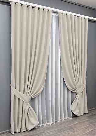 Комплект штор VR-Textil Блекаут двосторонній Scandi № 1902ш Таш 120х270 см 2 шт (39-940) Київ