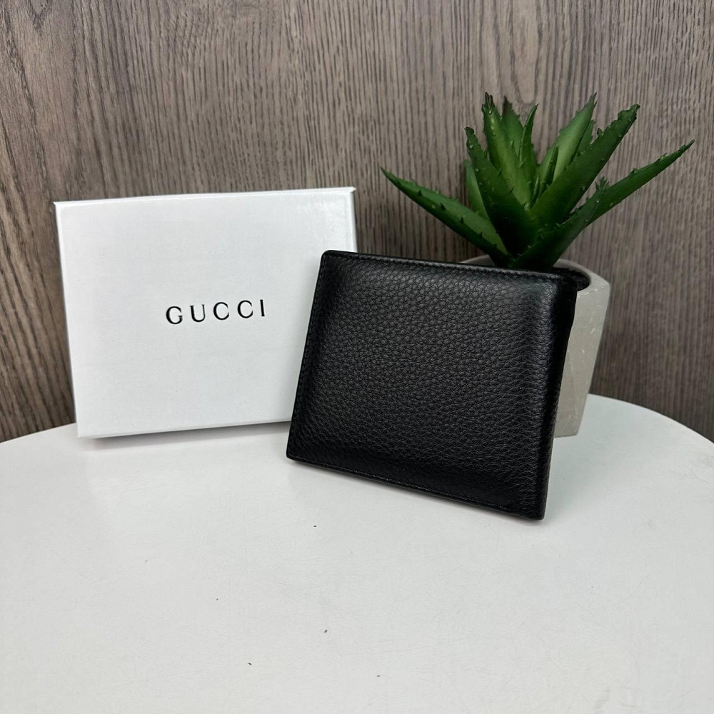 Чоловічий шкіряний гаманець портмоне Gucci люкс якість у коробці ( 29334 ) Харьков - изображение 5