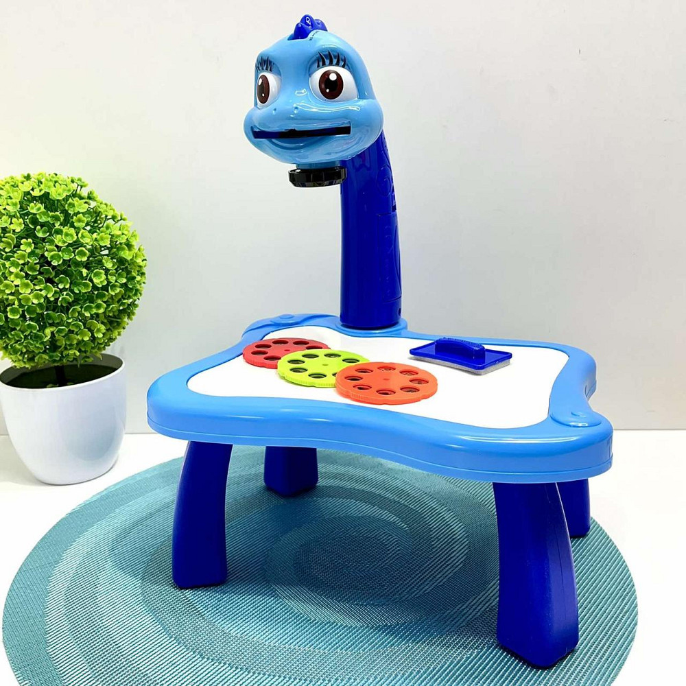 Проектор для малювання 24 листи фломастери 12 шт Блокнот Синій (AK 0001 AB) Чернигов - изображение 1