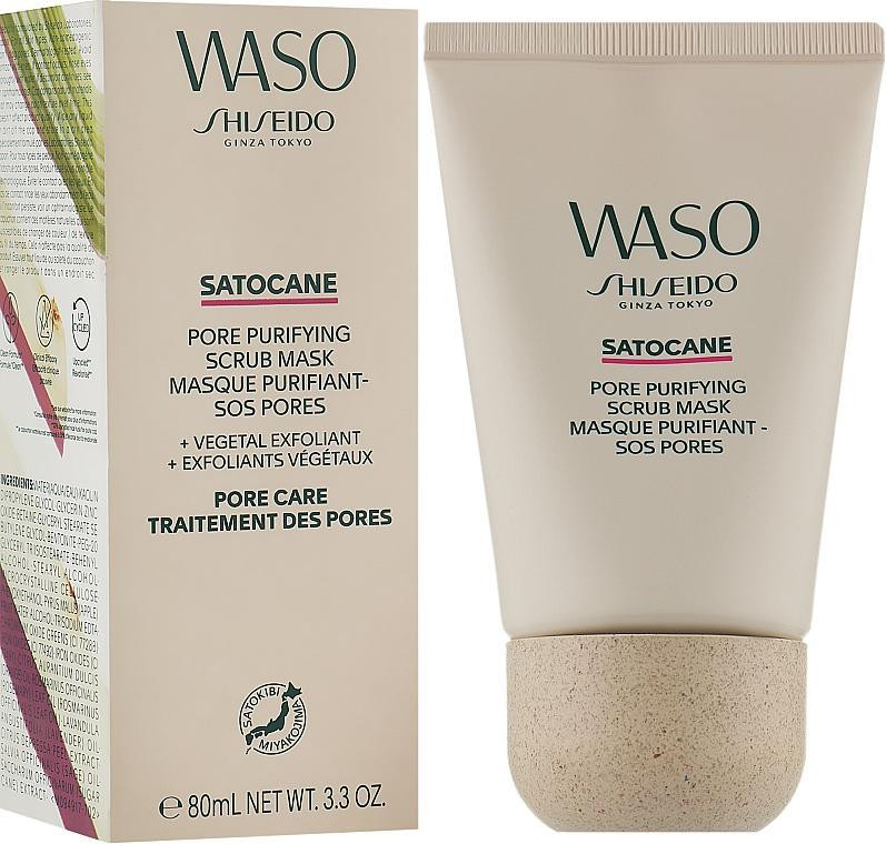 Очисна маска для обличчя Shiseido Waso Satocane Pore Purifying Scrub Mask 80ml Слов'янськ - фото 2