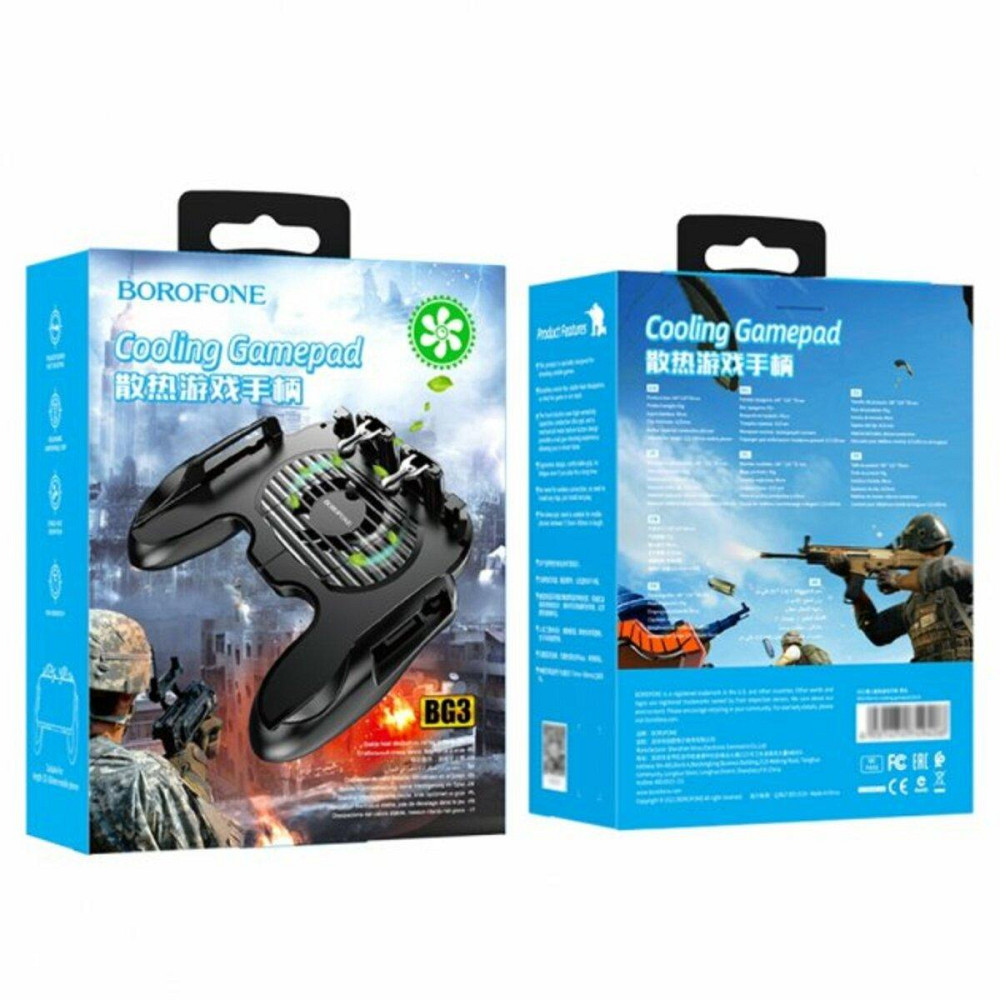 Ігровий контролер джойстик BOROFONE BG3 Warrior cooling gamepad, колір чорний BG3B Одеса - фото 7