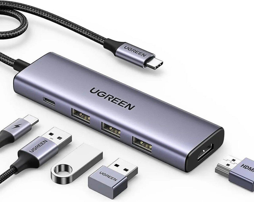 Хаб адаптер перехідник UGREEN USB-C Multifunction Adapter UGR-15597 Одеса - фото 1