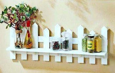 Полка настенная для цветов 