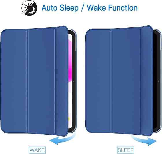 Защитный чехол-книжка ProCase для iPad (A16) 11-го/10-го поколения (2025/2022) A3354 / A3355 / A2696 / A2757 / A2777 Днепр