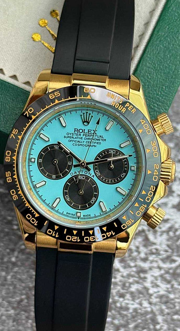 Швейцарський чоловічий годинник Rolex Daytona Yellow Gold Daytona Tiffany. Київ - фото 6