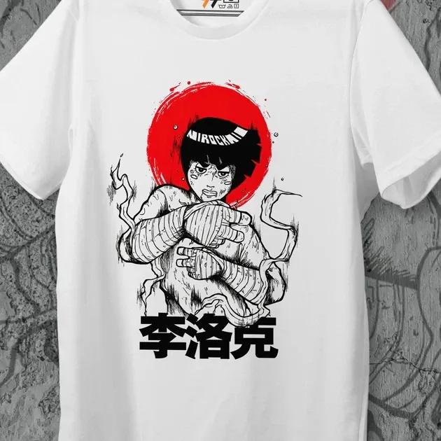 Футболка мужская с принтом Наруто Рок Лі Размер 48 Anime0083 Днепр - изображение 4