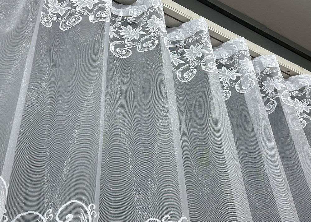 Тюль жакард "Преміум" колір білий 643т Київ - фото 7