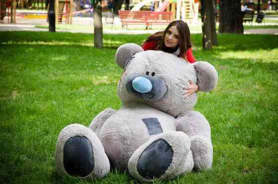 Мягкая игрушка Подарок плюшевый мишка, Плюшевый медведь Потап 250 см Серый Тернополь