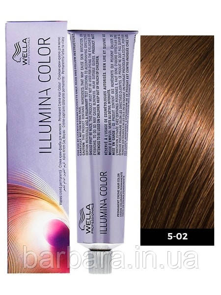 Краска для волос  Wella Illumina Сolor 5/02 светло-коричневый  матовый Киев - изображение 1