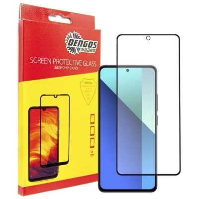 Чохол до мобільного телефона Dengos Kit for Xiaomi Redmi Note 13 4G case + glass (Black) (DG-KM-66) Вінниця - фото 4