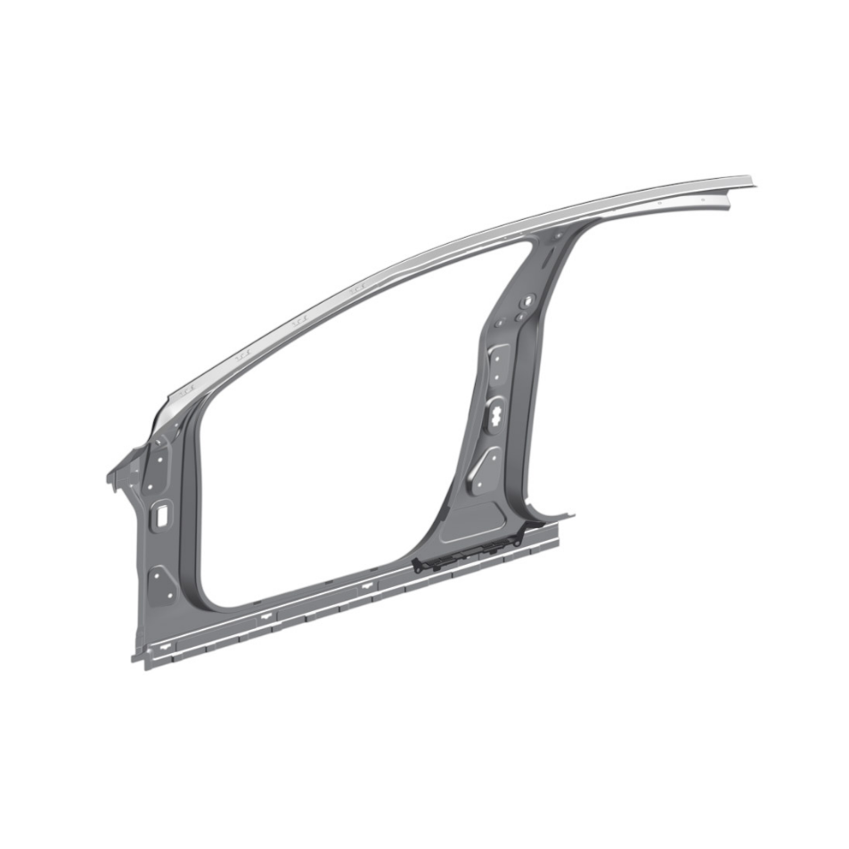 Mercedes-Benz  A1176300259 Стійка "B" права з частиною порога передніх та задніх дверей CLA C117 Одеса - фото 2