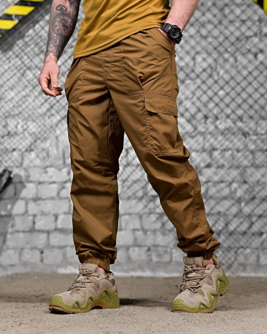 Летние тактические штаны джогеры карго койот мужские XL Одесса - изображение 2