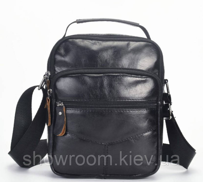 Мужская кожаная черная Leather Collection (5037) черная Киев - изображение 1