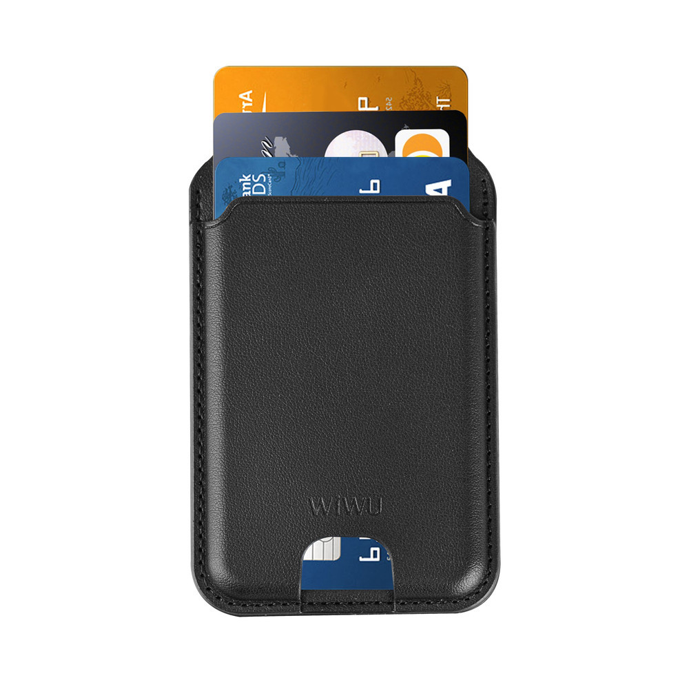 Картхолдер WIWU Mag Wallet Pro MW-003 Kevlar Black Одеса - фото 3