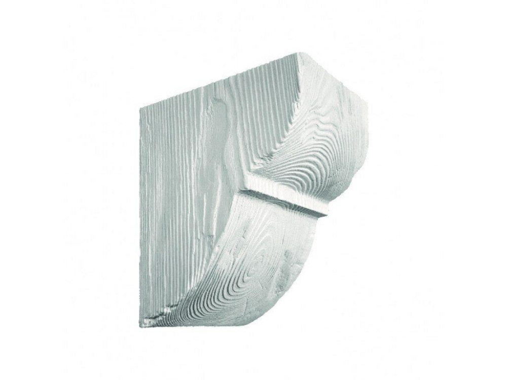 Консоль балки поліуретанової DECOWOOD рустік EQ 015 classic біла 19х17 Дніпро - фото 1