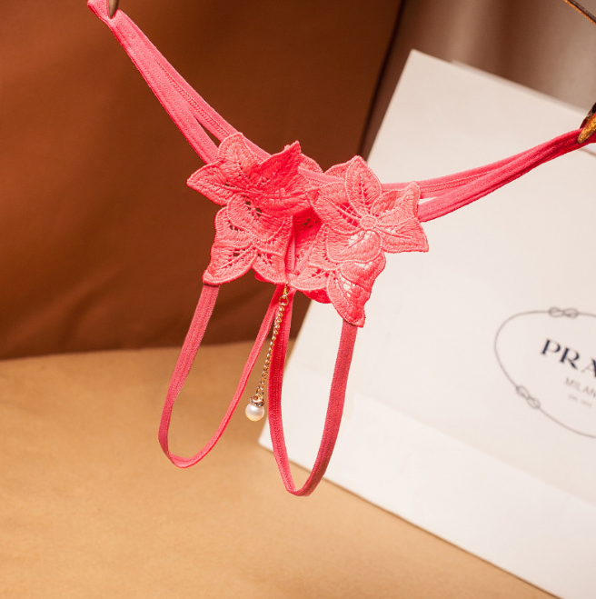 Труси з намистинкою жіночі сексуальні 42 малиновий Київ - фото 1