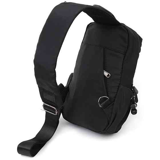 Універсальна чоловіча текстильна сумка Vintage 20576 Чорний Київ