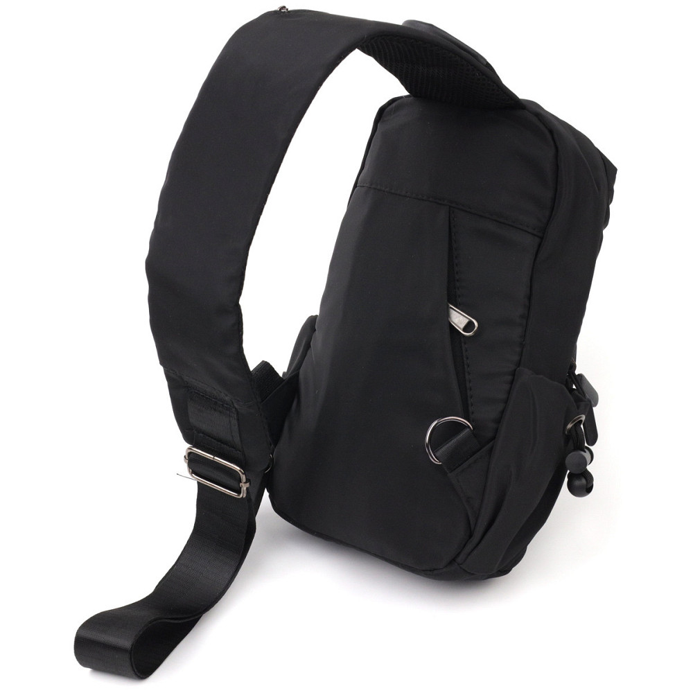 Универсальная мужская текстильная сумка Vintage 20576 Черный Киев - изображение 2