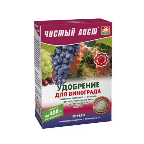 Добриво для винограду мінеральне 300гр (кристал) Квітофор Чистий лист Житомир