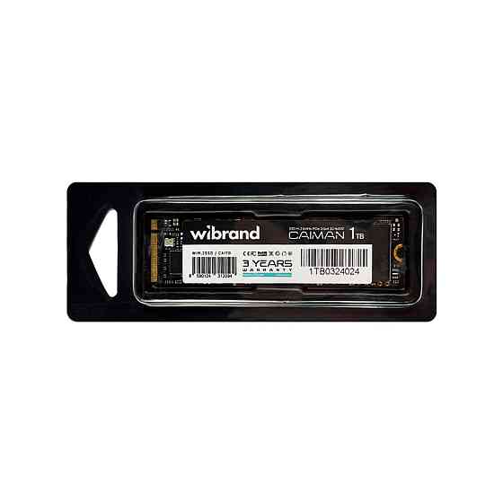 SSD M.2 Wibrand Caiman 1TB NVMe 2280 PCIe 3.0 3D NAND (WIM.2SSD/CA1TB) Київ