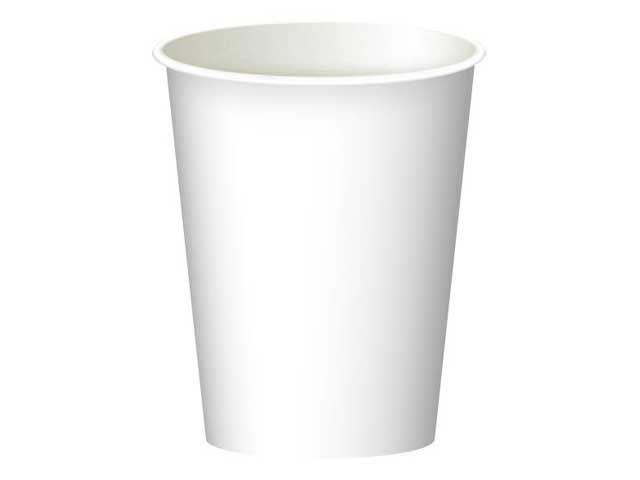 Стакан паперовий 250 мл білий 50 штук Харків - фото 1