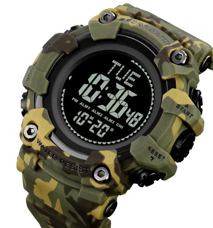 Чоловічий спортивний годинник Skmei 2037 з компасом (Камуфляж) Київ