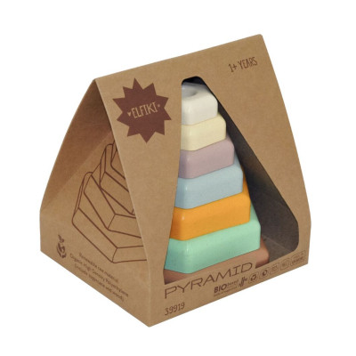 Розвиваюча іграшка Tigres ECO Пірамідка, ELFIKI (39919) Вінниця - фото 1