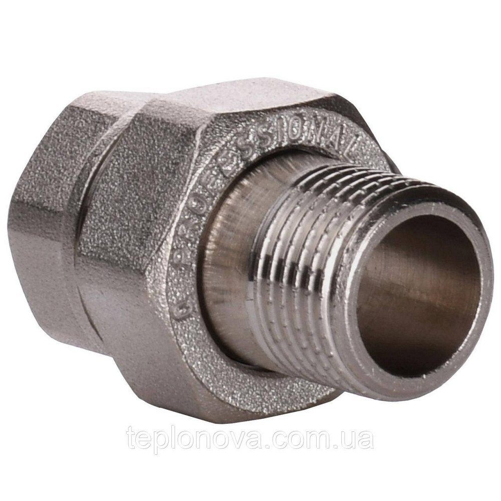 Сгон-американка прямой PROFESSIONAL 1″ НИКЕЛЬ QP160 Черновцы - изображение 3