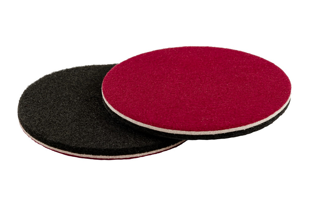 Круг полірувальний MASTERTOOL на липучці з синтетичної повсті вологостійкий 6 мм Ø 125 мм набір 5 шт 08-9812 Коломыя - изображение 9