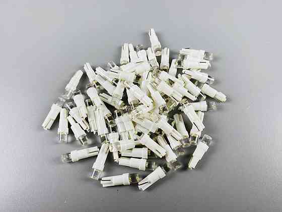 Лампа LED робоче світло 12V цоколь T5 для внутрішнього освітлення авто, лампа на панель приладів Мукачево