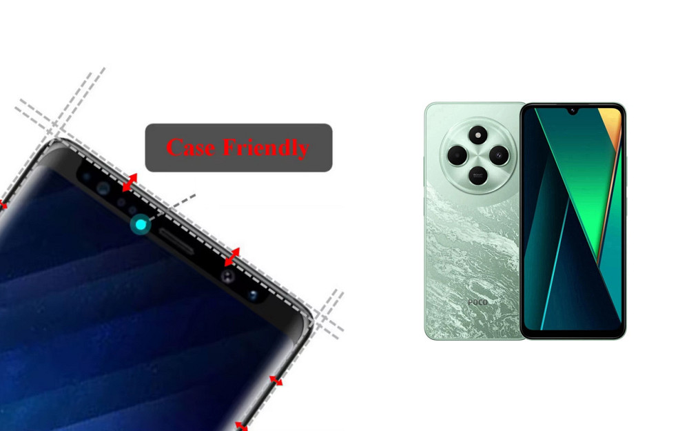 Захисне скло HyperGlass Pro для Xiaomi Poco C75 – максимальна чутливість та захист Київ - фото 4