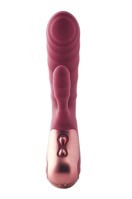 Двойной вибратор рельефный Dream Toys Dinky Duo Vibrator Jimmy K, бордовый Sex Aura Киев - изображение 2