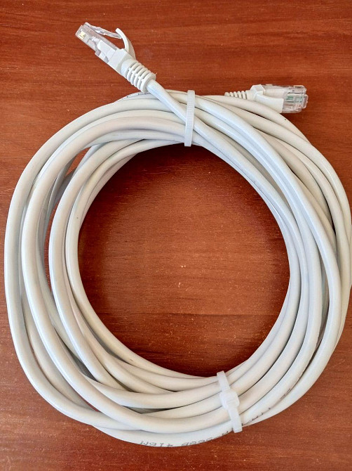 Патч-корд RJ45 6 м Серый 8р8с (RJ-45) Полтава - изображение 1