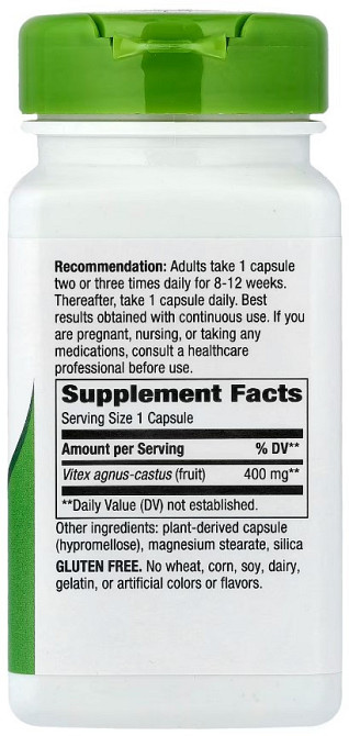 Витекса экстракт Nature's Way Vitex (Fruit) 100 капс Киев - изображение 4