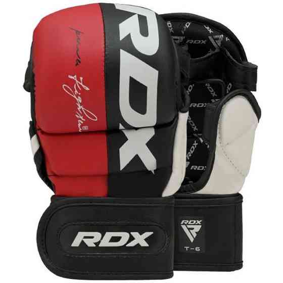 Рукавиці для ММА (Греплінгові рукавички) RDX T6 Plus Rex Red L Кам'янське