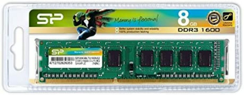 DDR3 SiliconPower 8GB 1600MHz CL11 DIMM Киев - изображение 2