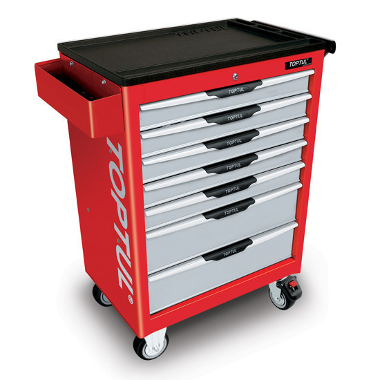 Інструментальна візок професійна TOPTUL (Pro-Line) 7 секцій (червона) TCAC0702 Одеса - фото 1