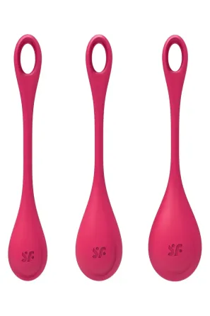 Набір вагінальних кульок Satisfyer Yoni Power 1 червоний Sex Aura Київ