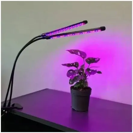 Фітолампа для рослин світлодіодна Plant Grow Light 2 з таймером, на 2 головки, для розсади та квітів Одеса - фото 6