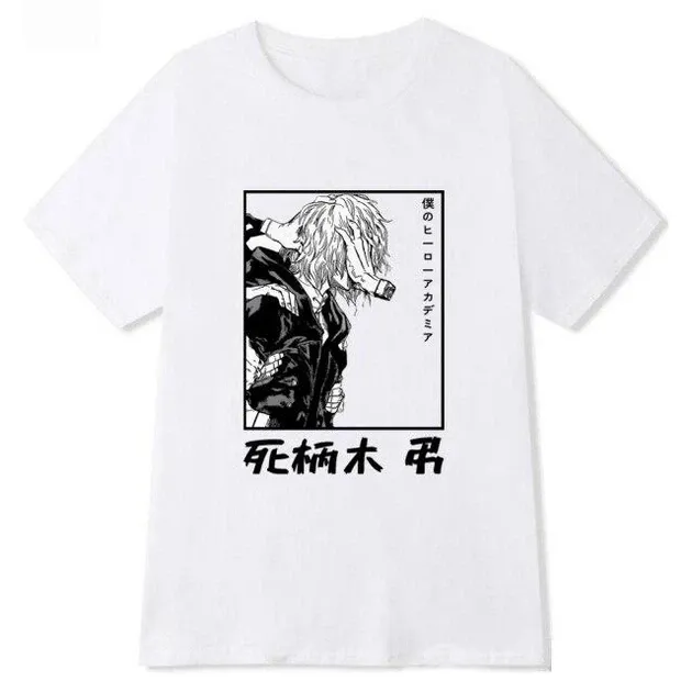 Футболка для мальчика с аниме принтом Моя геройська академия / Томура Шигараки оверсайз (рост от 165 до 180 ) Белый AnimeT1133m Днепр - изображение 1