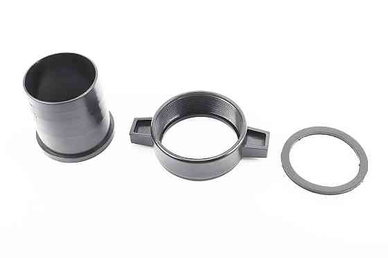 Перехідник мотопомпи з фланця на шланг, пластмаса к-кт 3шт, 3"(74mm) Киев