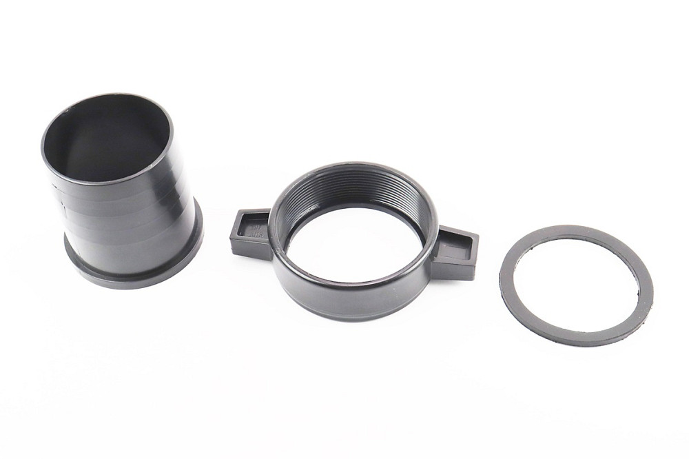 Перехідник мотопомпи з фланця на шланг, пластмаса к-кт 3шт, 3"(74mm) Киев - изображение 1