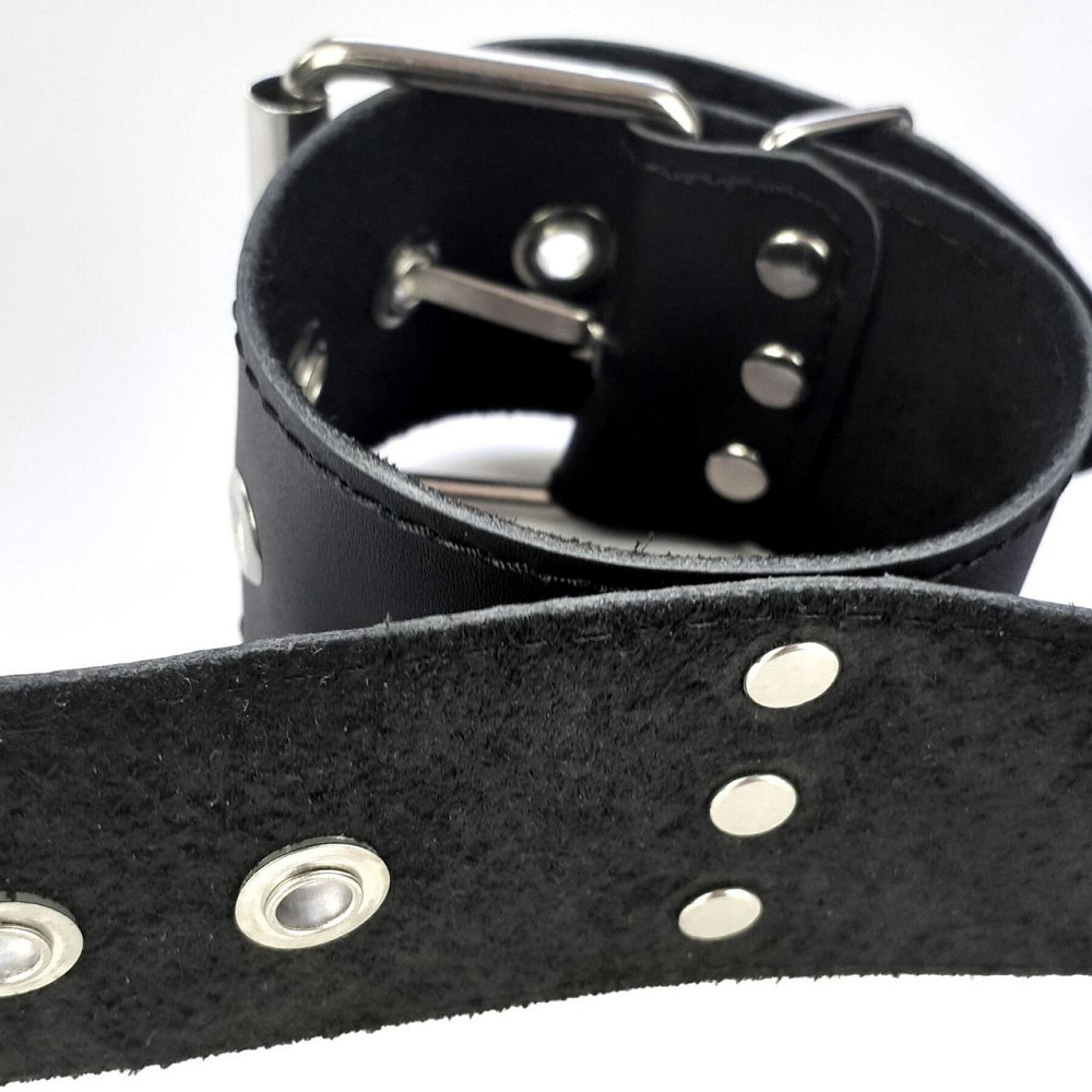 Нашийник з наручниками із натуральної шкіри Art of Sex - Bondage Collar with Handcuffs Sex Aura Київ - фото 7